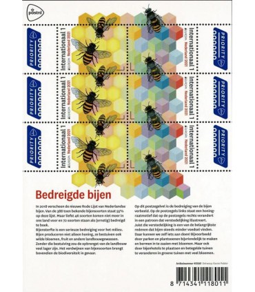 3925 - 3926 Bedreigde bijensoorten internationaal (xx)