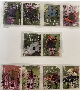 3749 - 3758 Beleef de natuur Vlinders (o) serie