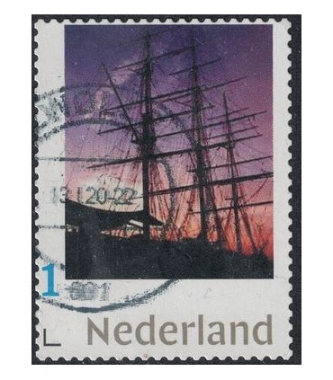 Mast van een boot (o)