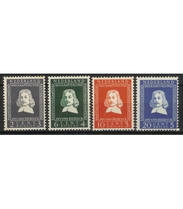 578 - 581 Riebeeckzegels (xx)