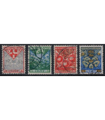 199a - 202a Kinderzegels (o)