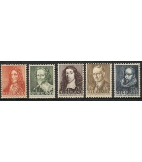 490 - 494 Zomerzegels (xx)