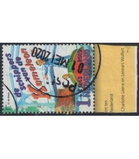 3790 Kinderpost zegel Kameleon (o) TAB2
