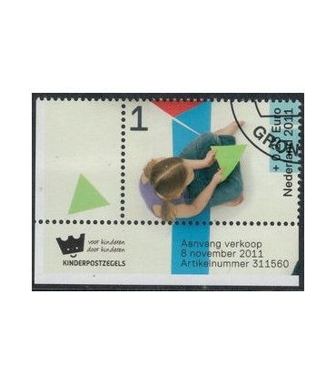 2886d Kinderzegel (o) TAB c