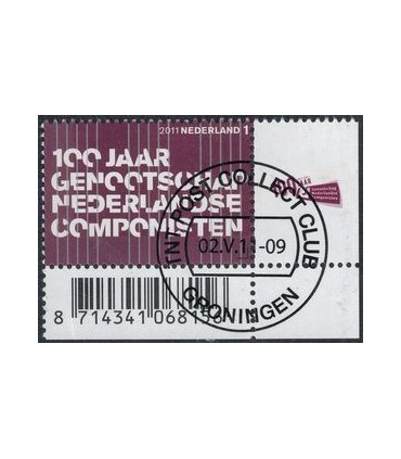 2820 Jubileum zegel componisten (o) TAB3