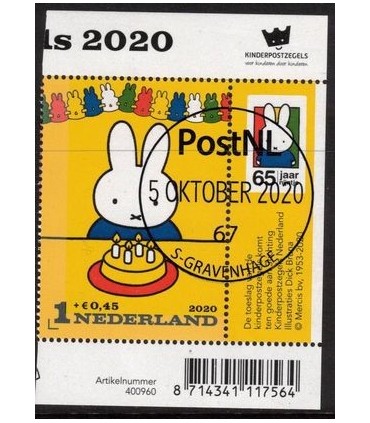 3881e Kinderpost zegel Nijntje (o) TAB