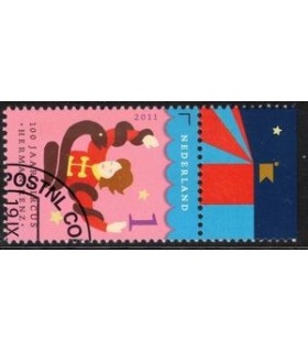 2869 Circus Renz slangenmens (o) TAB c