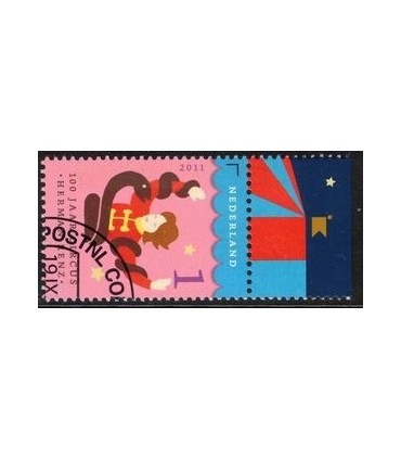 2869 Circus Renz slangenmens (o) TAB c