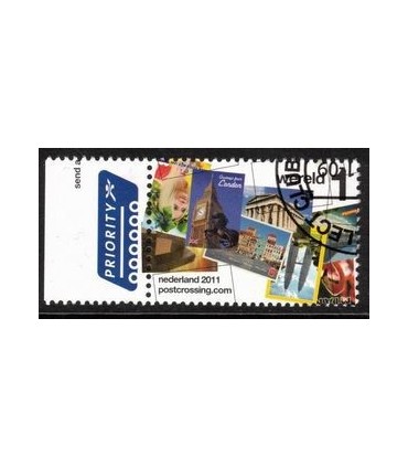 2880 Postcrossing windmolen (o) TAB c