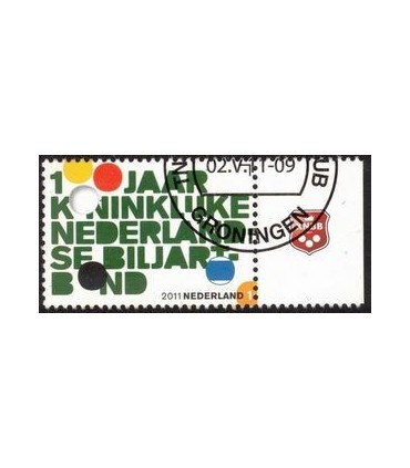 2817 Jubileum zegel KNBB (o) TAB2