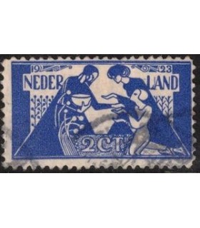 134 Toorop zegel (o) 3.