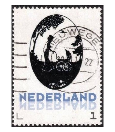 Vrouw met Kinderwagen (o)