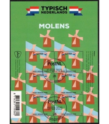 4096 Typisch Nederlands Molens (o) vel