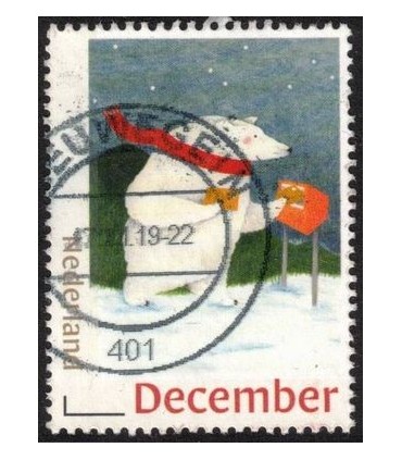 Kerst Brievenbus ijsbeer (o)