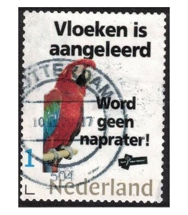 Vloeken is aangeleerd, wordt geen naprater (o)