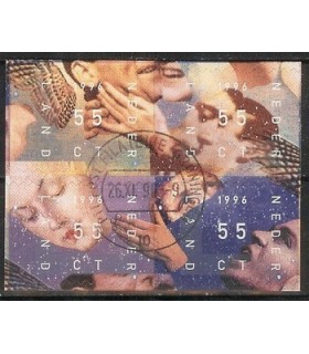 1702 - 1705 Decemberzegels blok (o)