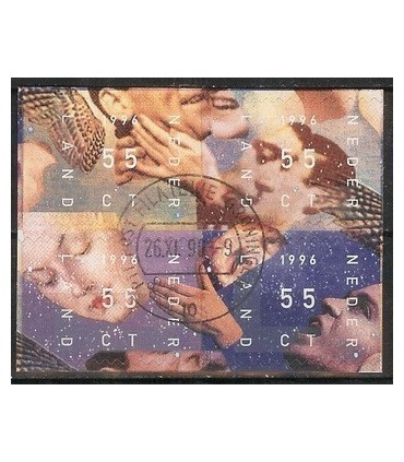 1702 - 1705 Decemberzegels blok (o)