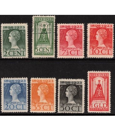 121F - 129F Jubileumzegels