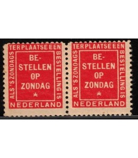Bestellen op zondag (xx) paar