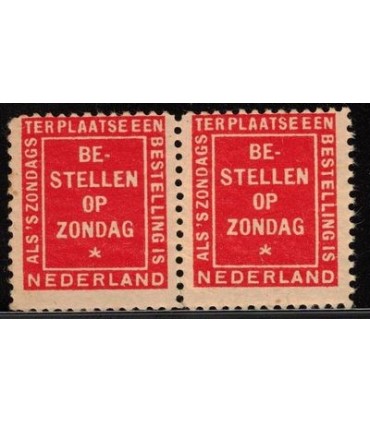 Bestellen op zondag (xx) paar