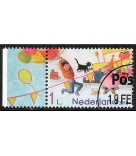 3618 Kinderen en poes (o) TAB c