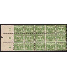 R20 Vliegende duif (xx) vel van 15 stuks