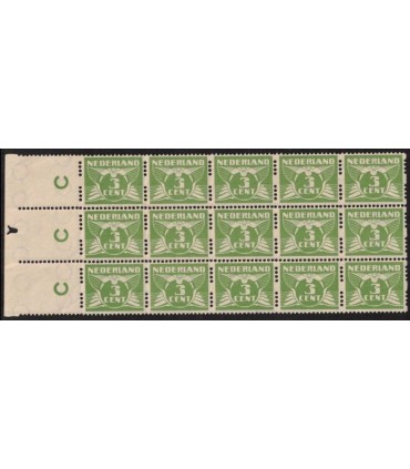 R20 Vliegende duif (xx) vel van 15 stuks