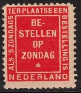 Bestellen op zondag (xx)