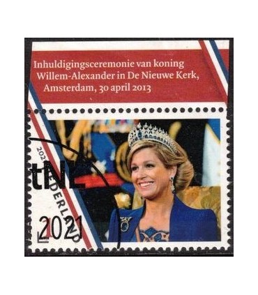 3927b Koningin Maxima 50 jaar (o) TAB