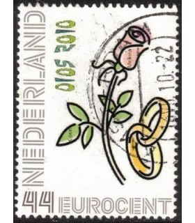 Ringen met een tulp (o)