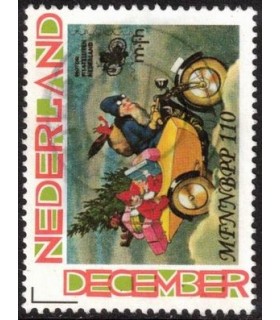 MFNNBPP kerstman op motor met bak (o)