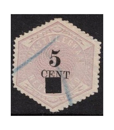 Telegramzegel 03 (o) 5. vierkant gat