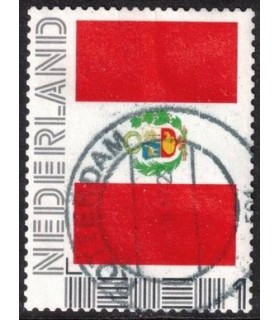 Embleem rood wit rood (o)