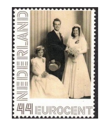 Bruidspaar met bruidsmeisje (o)