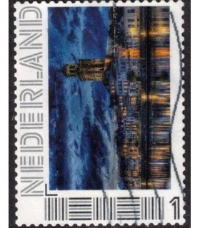 Kerk bij avondlicht (o)