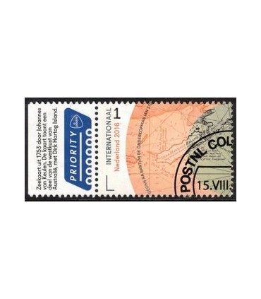 3445 Grenzeloos Nederland - Australie (o) TAB c