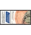 3445 Grenzeloos Nederland - Australie (o) TAB c