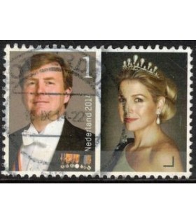 3208 Willem Alexander en Maxima (o)