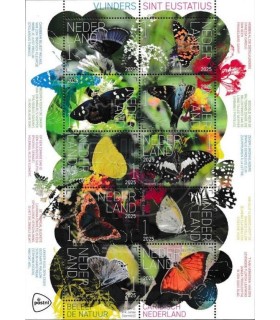 4269 - 4278 Beleef de Natuur – Vlinders Sint Eustatius (xx)