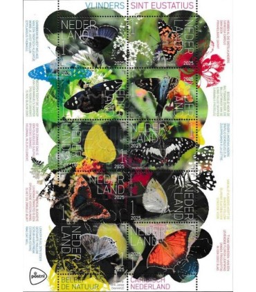 4269 - 4278 Beleef de Natuur – Vlinders Sint Eustatius (xx)