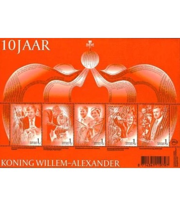4107 10 jaar Koning Willem Alexander (xx)