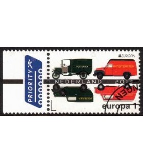 3056 Postauto modern Europazegel (o) TAB c