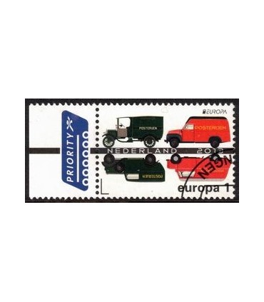 3056 Postauto modern Europazegel (o) TAB c