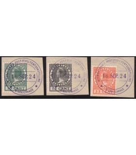 136 - 138 Tentoonstellingszegels  (o)