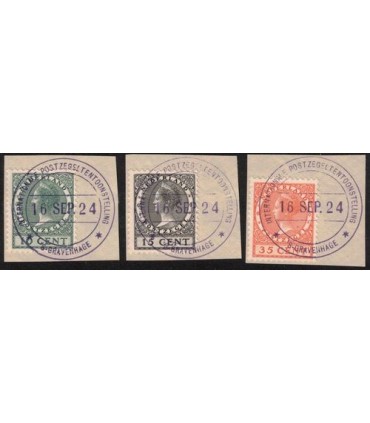 136 - 138 Tentoonstellingszegels  (o)