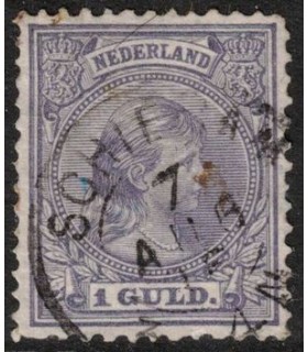 044 Prinses Wilhelmina (o) 3. stempel Schiedam