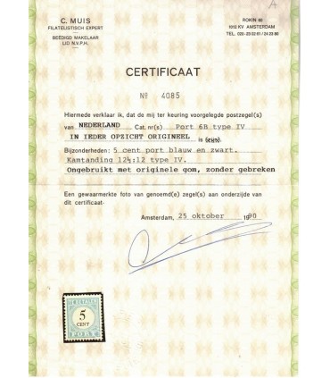 Port 06B Type IV (x) 2. certificaat