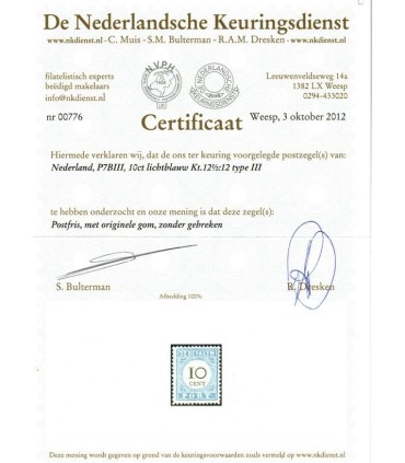 Port 07B Type III (xx) certificaat