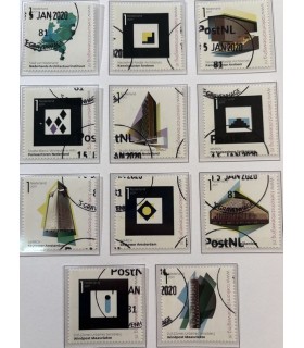 2802 - 2812 Stad van Nederland architectuur (o) serie