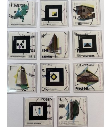 2802 - 2812 Stad van Nederland architectuur (o) serie